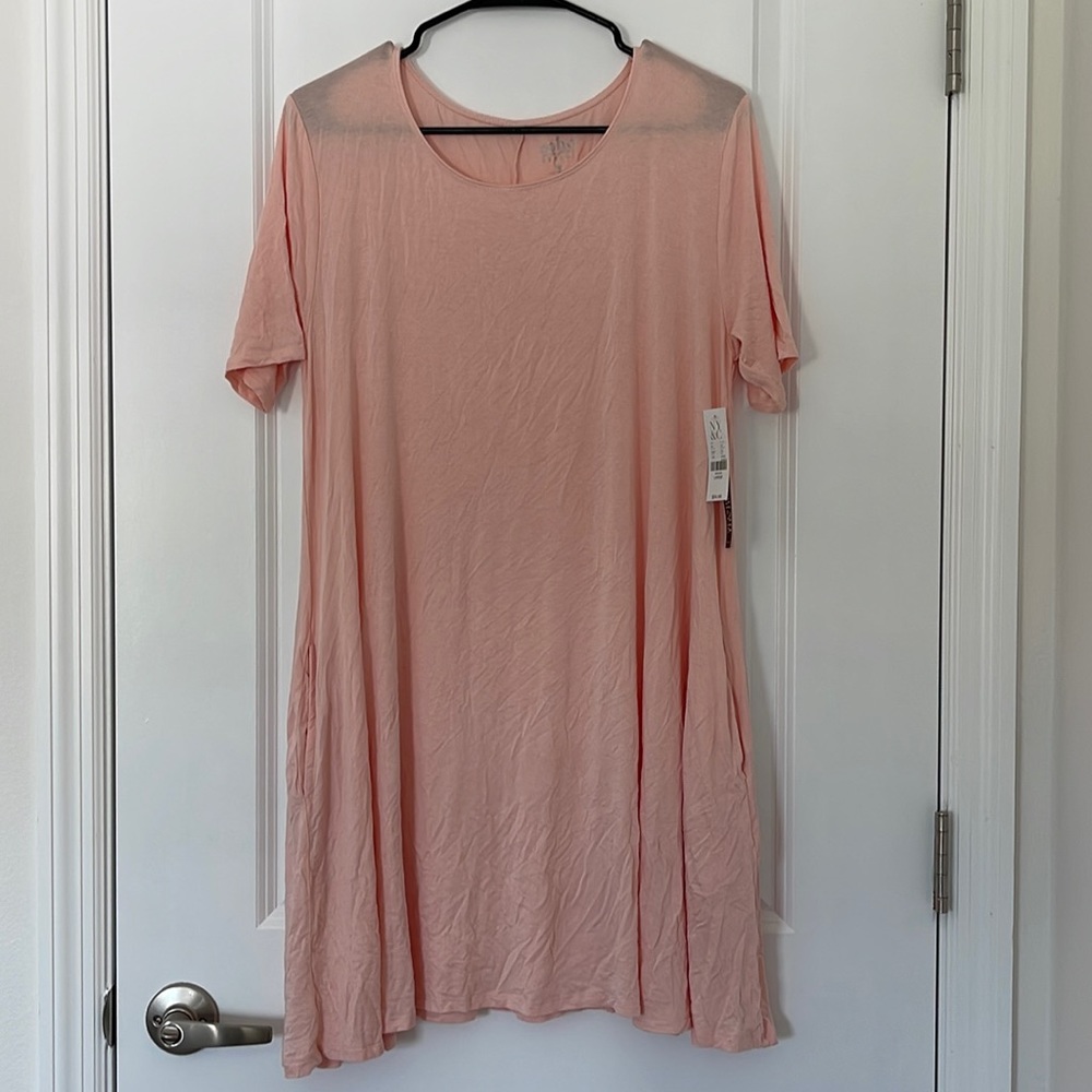 New York & Company Large Pink Dress
